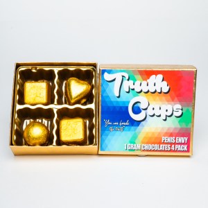 1 Gram Chocolate Pieces 4 Pack